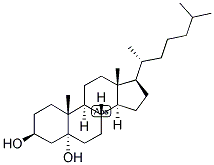 5-ALPHA-HYDROXYCHOLESTANOL 结构式