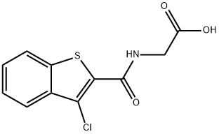 2-(3-Chlorobenzo[b]thiophene-2-carboxamido)aceticacid