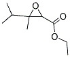 ETHYL 3-ISOPROPYL-3-METHYLOXIRANE-2-CARBOXYLATE 结构式