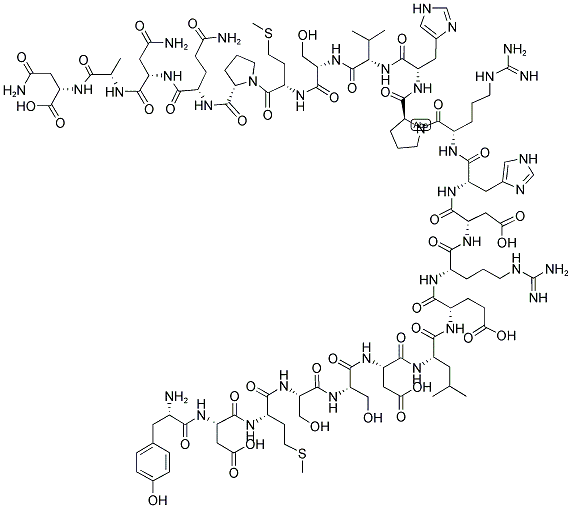 TYR-ASP-MET-SER-SER-ASP-LEU-GLU-ARG-ASP-HIS-ARG-PRO-HIS-VAL-SER-MET-PRO-GLN-ASN-ALA-ASN 结构式