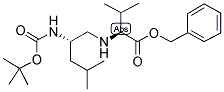 BOC-LEU-((R))-VAL-OBZL 结构式