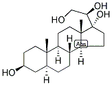 5-ALPHA-PREGNAN-3-BETA, 17,20-BETA, 21-TETROL 结构式