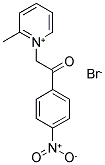 2-METHYL-1-[2-(4-NITROPHENYL)-2-OXOETHYL]PYRIDINIUM BROMIDE 结构式