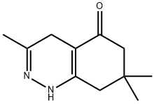 3,7,7-TRIMETHYL-1,4,6,7,8-PENTAHYDROCINNOLIN-5-ONE 结构式