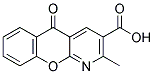 2-甲基-5-氧代-5H-色烯[2,3-B]吡啶-3-羧酸 结构式