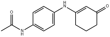 N-(4-((3-OXOCYCLOHEX-1-ENYL)AMINO)PHENYL)ETHANAMIDE 结构式