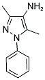 3,5-DIMETHYL-1-PHENYL-1H-PYRAZOL-4-AMINE 结构式