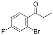 2'-BROMO-4'-FLUOROPROPIOPHENONE 结构式