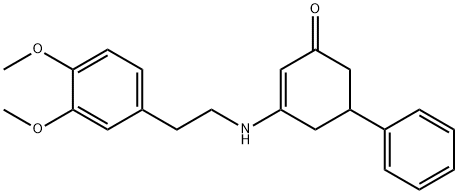 5-((3,4-二甲氧基苯乙基)氨基)-1,6-二氢-[1,1'-联苯]-3(2H)-酮 结构式