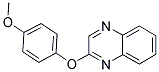2-(4-METHOXYPHENOXY)QUINOXALINE 结构式