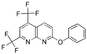 5,7-BIS(TRIFLUOROMETHYL)[1,8]NAPHTHYRIDIN-2-YL PHENYL ETHER 结构式