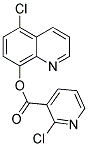 5-Chloro-8-quinolyl 2-chloronicotinate 结构式