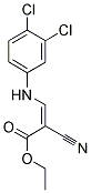 ETHYL 3-((3,4-DICHLOROPHENYL)AMINO)-2-NITRILOPROP-2-ENOATE 结构式