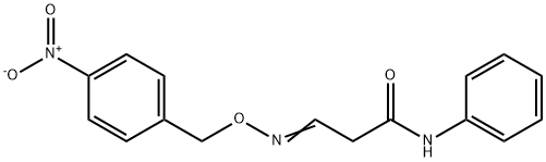 3-([(4-NITROBENZYL)OXY]IMINO)-N-PHENYLPROPANAMIDE 结构式