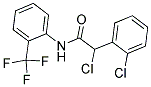 N1-[2-(TRIFLUOROMETHYL)PHENYL]-2-CHLORO-2-(2-CHLOROPHENYL)ACETAMIDE 结构式