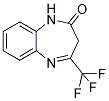 1H-4-(Trifluoromethyl)-1,5-benzodiazepin-2(3H)-one 结构式