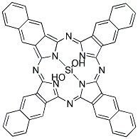 SILICON 2,3-NAPHTHALOCYANINE DIHYDROXIDE 结构式