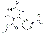 6-METHYL-4-(3-NITRO-PHENYL)-2-OXO-1,2,3,4-TETRAHYDRO-PYRIMIDINE-5-CARBOXYLIC ACID ETHYL ESTER 结构式