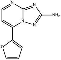 7-(2-呋喃基)[1,2,4]三唑并[1,5-A]嘧啶-2-基胺 结构式