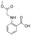 2-(METHOXYCARBONYLMETHYL-AMINO)-BENZOIC ACID 结构式