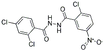 N'1-(2,4-DICHLOROBENZOYL)-2-CHLORO-5-NITROBENZENE-1-CARBOHYDRAZIDE 结构式