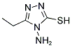 4-AMINO-5-ETHYL-4H-1,2,4-TRIAZOLE-3-THIOL 结构式