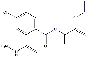 2-(2-(4-氯苯甲酰基)肼基)-2-氧代乙酸乙酯 结构式