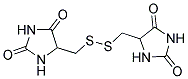 5-(([(2,5-DIOXO-4-IMIDAZOLIDINYL)METHYL]DITHIO)METHYL)IMIDAZOLIDINE-2,4-DIONE 结构式