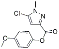 4-METHOXYPHENYL 5-CHLORO-1-METHYL-1H-PYRAZOLE-3-CARBOXYLATE 结构式