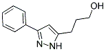 3-(3-PHENYL-1H-PYRAZOL-5-YL)PROPAN-1-OL 结构式