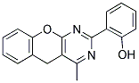 2-(4-METHYL-5H-CHROMENO[2,3-D]PYRIMIDIN-2-YL)BENZENOL 结构式