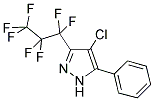 4-CHLORO-3-(HEPTAFLUORO-1-PROPYL)-5-(PHENYL)PYRAZOLE 结构式