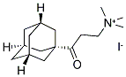 [3-(1-ADAMANTYL)-3-OXOPROPYL](TRIMETHYL)AMMONIUM IODIDE 结构式