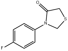 3-(4-FLUOROPHENYL)-1,3-THIAZOLAN-4-ONE 结构式