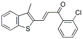 1-(2-CHLOROPHENYL)-3-(3-METHYLBENZO[B]THIOPHEN-2-YL)PROP-2-EN-1-ONE 结构式