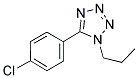 5-(4-CHLOROPHENYL)-1-PROPYL-1H-1,2,3,4-TETRAAZOLE 结构式