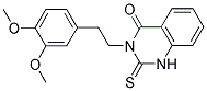 3-(2-(3,4-DIMETHOXYPHENYL)ETHYL)-2-THIOXO-1,3-DIHYDROQUINAZOLIN-4-ONE 结构式