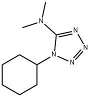 1-CYCLOHEXYL-N,N-DIMETHYL-1H-1,2,3,4-TETRAAZOL-5-AMINE 结构式
