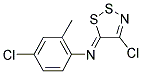 4-CHLORO-N-(4-CHLORO-5H-1,2,3-DITHIAZOL-5-YLIDEN)-2-METHYLANILINE 结构式