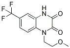 1-(2-METHOXYETHYL)-6-(TRIFLUOROMETHYL)-2,3(1H,4H)-QUINOXALINEDIONE 结构式