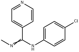 N-(4-CHLOROPHENYL)-N'-METHYL-4-PYRIDINECARBOXIMIDAMIDE 结构式
