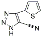 4-(2-THIENYL)-1H-1,2,3-TRIAZOLE-5-CARBONITRILE 结构式