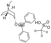 BENZTROPINE MESYLATE (N-METHYL-D3) 结构式