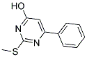 4-HYDROXY-2-(METHYLTHIO)-6-PHENYLPYRIMIDINE 结构式