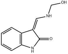 3-([HYDROXY(METHYL)AMINO]METHYLENE)-1,3-DIHYDRO-2H-INDOL-2-ONE 结构式