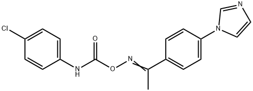 1-[4-(([(4-CHLOROANILINO)CARBONYL]OXY)ETHANIMIDOYL)PHENYL]-1H-IMIDAZOLE 结构式