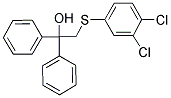 2-[(3,4-DICHLOROPHENYL)SULFANYL]-1,1-DIPHENYL-1-ETHANOL 结构式