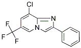 8-CHLORO-2-PHENYL-6-(TRIFLUOROMETHYL)IMIDAZO[1,2-A]PYRIDINE 结构式
