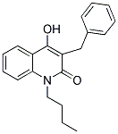 3-Benzyl-1-butyl-4-hydroxyquinolin-2(1H)-one 结构式