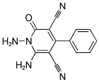 1,6-DIAMINO-2-OXO-4-PHENYL-1,2-DIHYDRO-3,5-PYRIDINEDICARBONITRILE 结构式